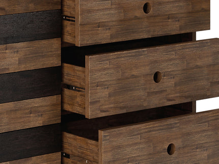 Clarkson - Medium Storage - Rustic Natural Aged Brown