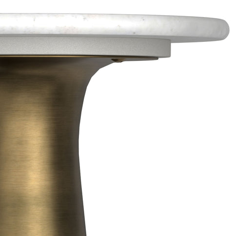 Nicollette - Side Table - Antique Brass
