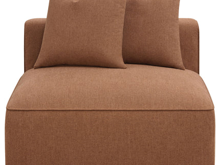 Colleen - 6 Piece Modular Sectional With Tight Seats - Terracotta