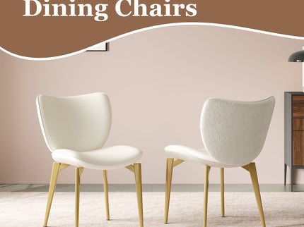 Dining Chairs (Set of 2) - Beige
