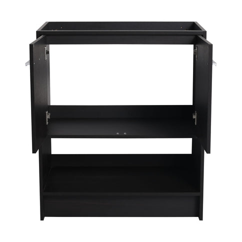 Modern Freestanding Bathroom Vanity With 2 Doors