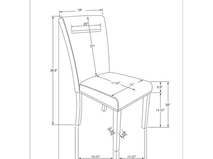 Extra Padded Dining Chair (Set of 2)