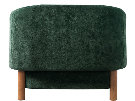 Modern Accent Chair With Recessed Arms And Tight Back