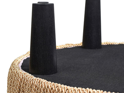 Yolanda - Round Upholstered Accent Ottoman