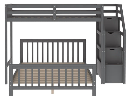 Loft Bed With Staircase And Storage