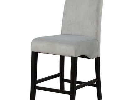 Upholstered Counter Stools (Set of 2) - Gray
