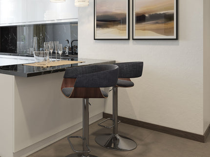 Lowell - Multi-Functional Adjustable Swivel Bar Stool