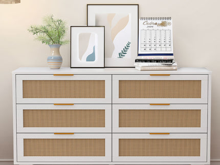 6 Drawer Storage Modern Cabinet For Bedroom