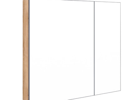 29.63" Wall Mounted Cabinet With Adjustable Shelves Storage Cabinet For Bathroom - Imitative Oak