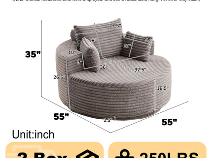 Single Sofa, Sleeper Chair For Living Room