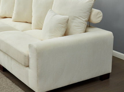 5 Seater Oversized Convertible L & U Shaped Couch