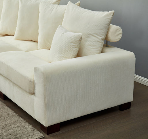 5 Seater Oversized Convertible L & U Shaped Couch