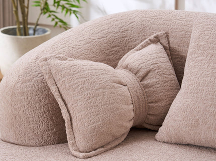 Foldable Sofa Bed, Boneless Couch Convertible Sleeper With 4 Pillows