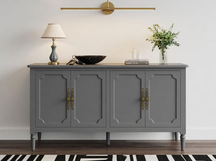 Vintage Buffet Cabinet With Adjustable Shelves
