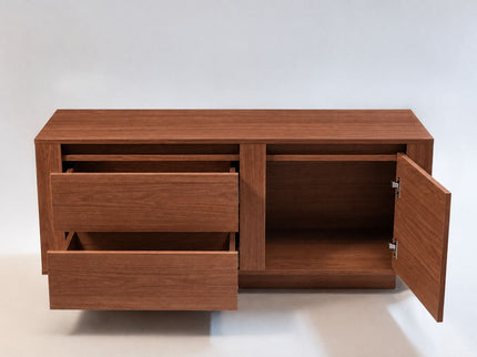 TV Stand For TVs Up To 50" With 1 Door And 2 Drawers