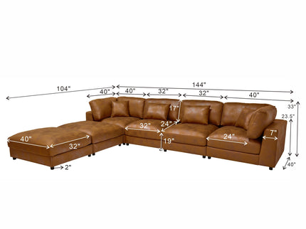 Modular Sectional With Removable Cushions
