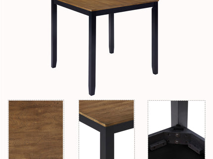 5 Piece Counter Height Dining Table Set With 4 Chairs