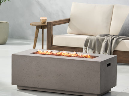 Contemporary Outdoor 40, 000 Btu Propane Fire Pit