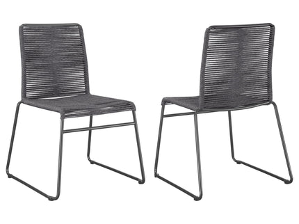 Jerome - Stackable Side Chair (Set of 2) - Charcoal