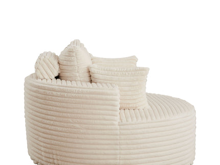 Modern Single Sofa With Backrest Pillow For Living Room
