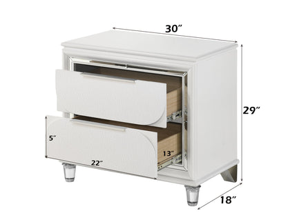 Tarian - Nightstand - White