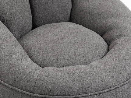 Bedding Bean Bag Sofa Chair High Pressure Foam With Footrest