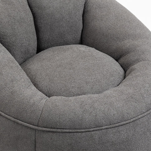 Bedding Bean Bag Sofa Chair High Pressure Foam With Footrest