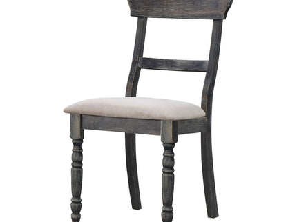 Leventis - Linen Weathered Side Chair (Set of 2) - Light Brown