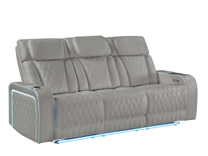 Electra - Power Reclining Set With Power Headrests, Massage And LED Lighting