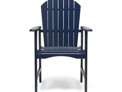 Outdoor Weather Resistant Acacia Wood Adirondack Dining Chairs (Set of 2)
