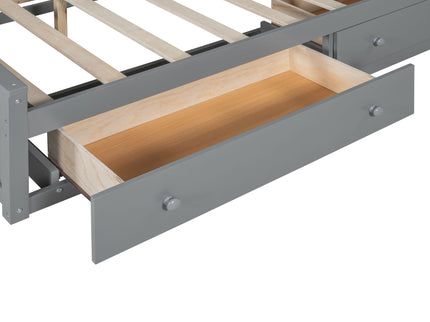 Bed With All In One Cabinet, Shelf And Sockets