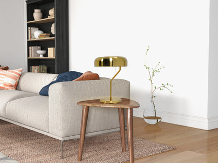 Bedside Nightstand Table Lamp - Gold