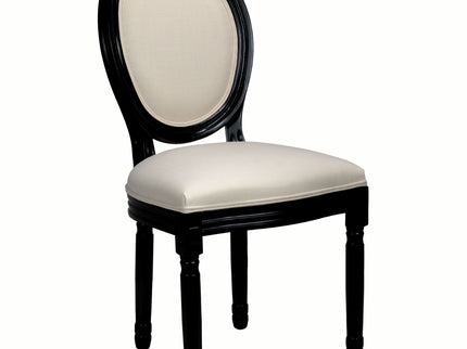 Upholstered & Round Back Dining Chairs (Set of 2)