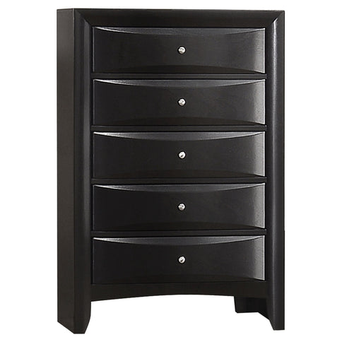 Palamino - 5 Piece Eastern King Bedroom Set - Black