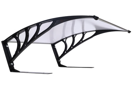 Weather Resistant Polycarbonate Canopy Outdoor Shade Cover For Robotic Lawn Mowers - Black