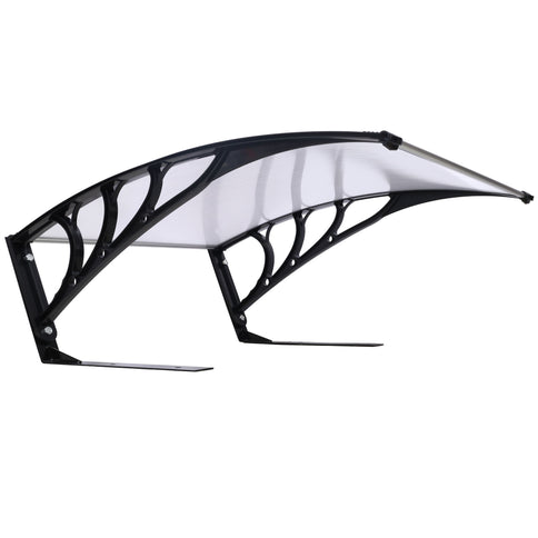 Weather Resistant Polycarbonate Canopy Outdoor Shade Cover For Robotic Lawn Mowers - Black