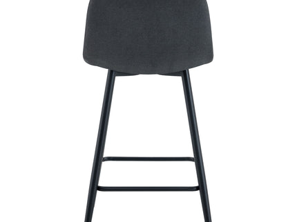 Modern Bar Chair Rounded Backrest (Set of 2)