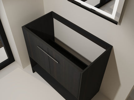 Modern Freestanding Bathroom Vanity With 2 Doors