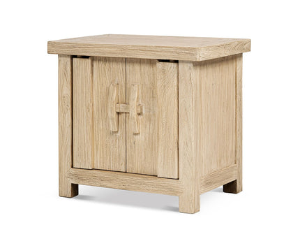 Rowan - 2 Door Cabinet - Light Natural Brown