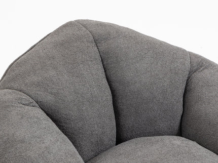 Bedding Bean Bag Sofa Chair High Pressure Foam With Footrest