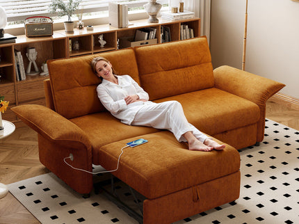 Sofa Bed With Convertible Design, Living Room Furniture