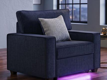 Rita - Accent Chair With LED Underlighting