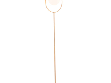 Moon - Contemporary Floor Lamp - Gold / Frosted