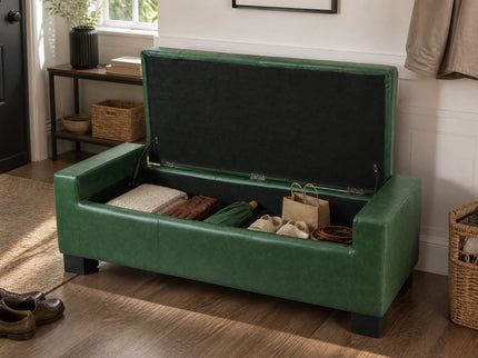 Tufted Storage Ottoman Bench