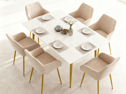 Dining Chair Set For Dining Rooms (Set of 2) - Beige