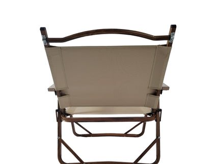 Comfy Foldable And Portable Chair With Armrests, Indoor And Outdoor (Set of 4) - Brown