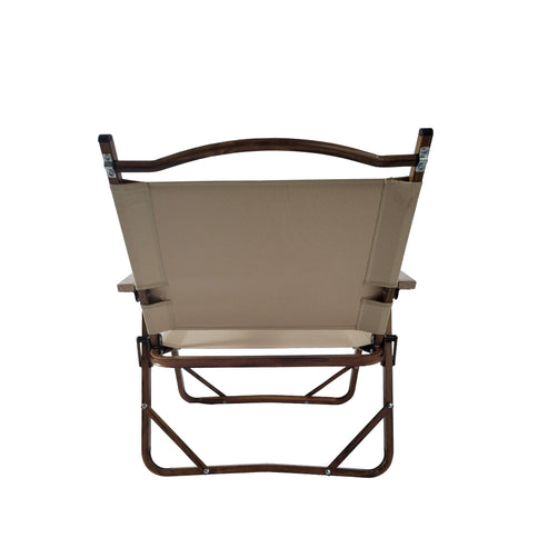 Comfy Foldable And Portable Chair With Armrests, Indoor And Outdoor (Set of 4) - Brown