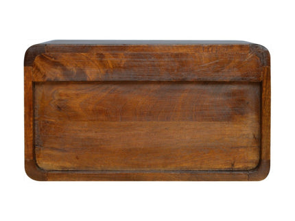 Curved Wall Mounted Bedside Nightstand