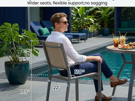 Outdoor Patio Chairs, All Weather