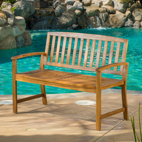 Farmhouse Style Loja Bench Indoor / Outdoor
